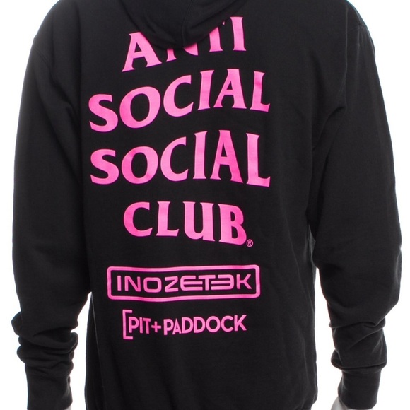 Anti SocialSocial Club
x Pit+Paddock Graphic Print Hoodie Small - Picture 2 of 6